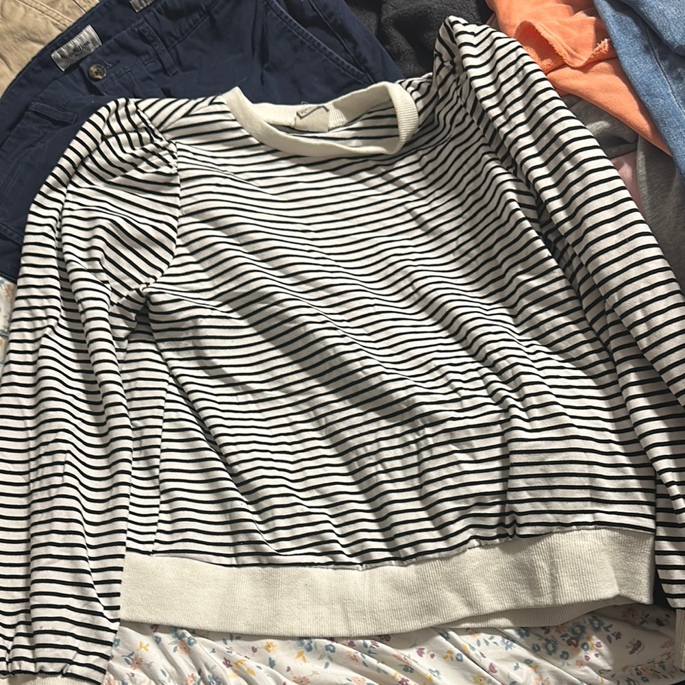 Striped Black and White Sweater